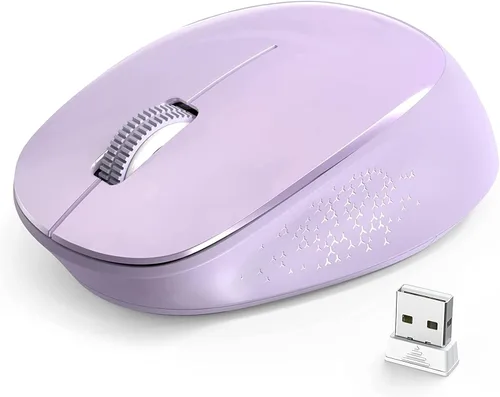 Vista 7 de LeadsaiL Mouse inalámbrico para laptop, mouse USB silencioso de 2.4 GHz, mouse óptico delgado con 3 botones, 1600 DPI, funciona con Windows, Mac