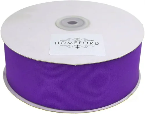 Vista 21 de Homeford Cinta de grogrén macizo, 50 yardas (1-1/2 pulgadas, oro antiguo)