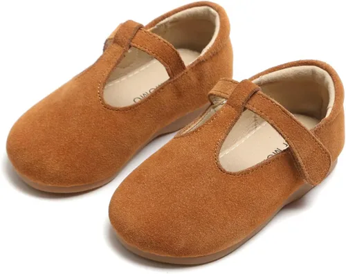Vista 2 de Otter MOMO ToddlerLittle Girls Mary Jane Ballerina Flats Shoes Slip-on School Party Dress Shoes