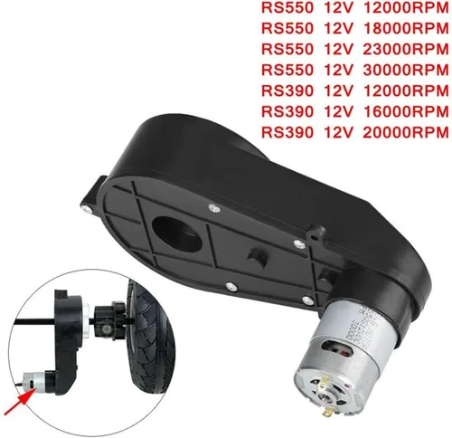 Vista 9 de RS390 RS550 12V Electric for Children's Toy Cars Efficient Power Transmission for Smooth Driving (RS550 12V 23000RPM)