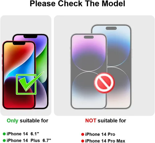 Vista 2 de Protector de lente de cámara de metal de aleación de alta calidad, protector de pantalla de vidrio templado compatible con iPhone 14 / Plus, ultra