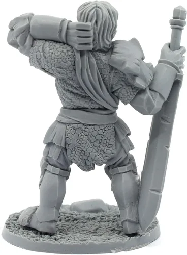 Vista 2 de Stonehaven Storm Giant Miniature - 92mm Urethane Resin Figure, 28mm Scale, with Scenic Base, Unpainted, Made in USA