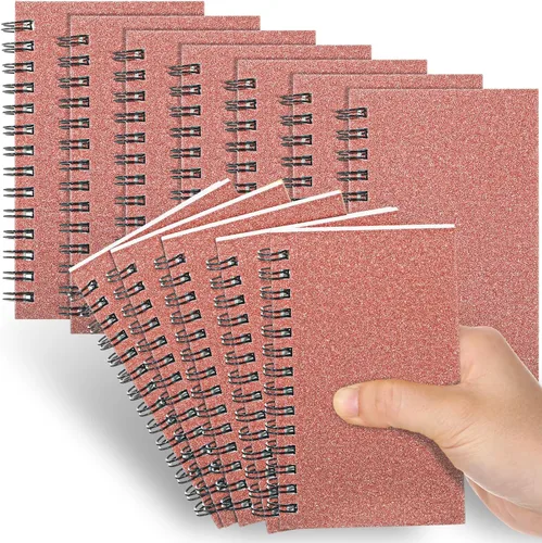 Vista 25 de Jutom 2 cuadernos pequeños en espiral, blocs de notas de 3 x 5 pulgadas, cuadernos de bolsillo pequeños a granel, mini bloc de notas con páginas