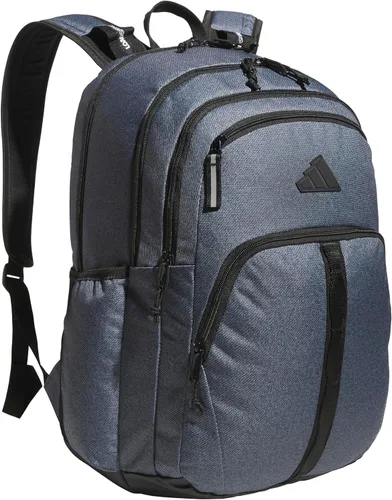 Vista 23 de adidas Mochila unisex Prime para trabajo, bolsa para laptop, mochila de viaje para mujeres y hombres con compartimento acolchado para laptop, Negro