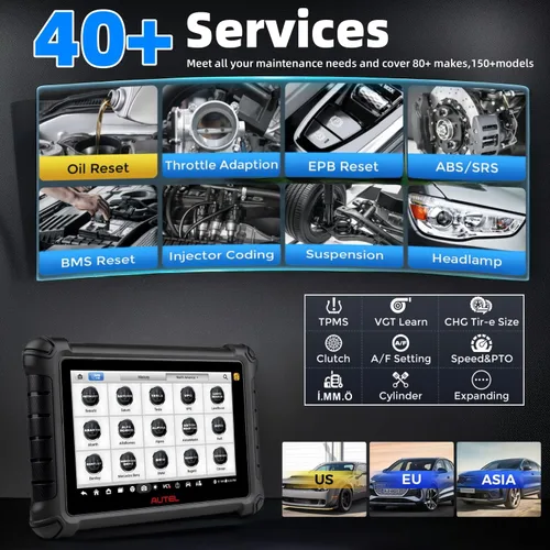 Vista 6 de Autel Scanner MaxiTPMS TS900 TPMS herramienta de programación w/todo el sistema de diagnóstico Full TPMS Function, 3000+ Active Test, 40+ Service