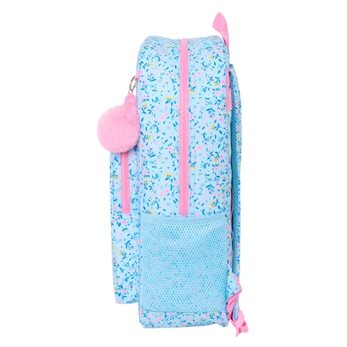 Vista 3 de Mochila Escolar Vicky Martín Berrocal Paraíso Azul Rosa 30 x 46 x 14 cm