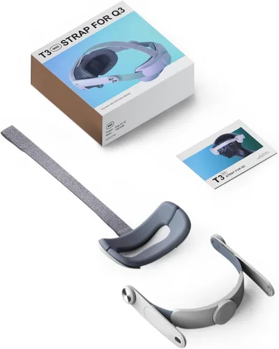 Vista 6 de for Meta Quest 3 Head Strap - Comfort Vr Accessories with Adjustable Elite Headstrap Design for MetaOculus Quest 3 Support Face Protective Pad Cover