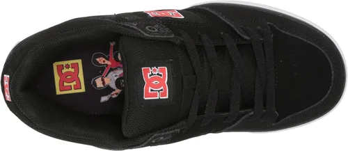 Vista 5 de DC Zapato de patinaje casual puro para hombre NegroNegro