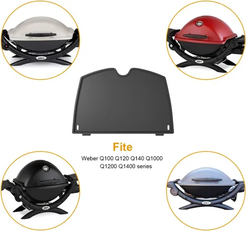 Vista 5 de Rejillas y plancha para Weber (6558 Plancha para Weber Q100 series)