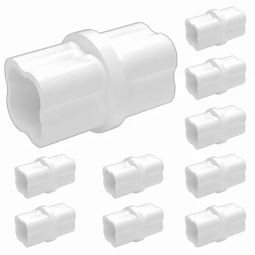 Vista 11 de FORMUFIT F114ICO-BK-10 Acoplamiento interno de PVC, grado de muebles, tamaño de 1-1/4", negro (paquete de 10)