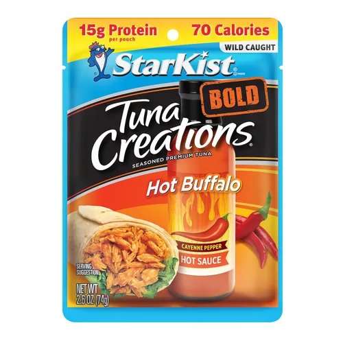 Vista 38 de StarKist Tuna Creations Ginger Sesame - Sabor de jengibre y sésamo para atún 14g Protein Per Serving, Wild Caught, Shelf Stable Seafood, Gluten