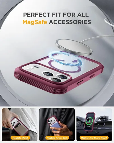 Vista 213 de Miracase Serie de vidrio para iPhone 11 de 6.1 pulgadas, funda protectora de cuerpo completo resistente mejorada con protector de pantalla de vidrio