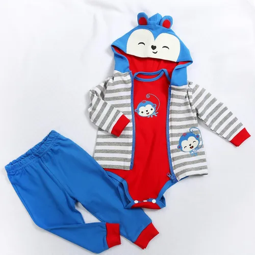 Vista 7 de 3 piezas de ropa de muñeca de bebé Reborn accesorios para muñecas de 17 a