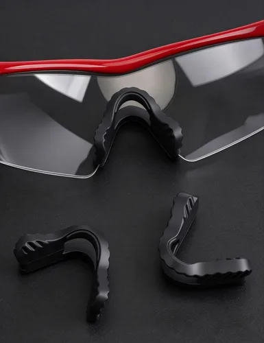 Vista 5 de Eye Opening Stuff Almohadilla de nariz de repuesto compatible con gafas de sol Oakley M Frame/Sweep/Heater/Strike/Hybrid Negro