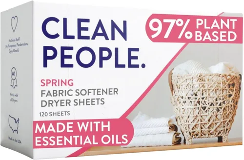 Vista 21 de The Clean People Hojas suavizantes de tela, hojas de secadora, suavizan y eliminan la adherencia estática, suavizante vegano para ropa, aceites