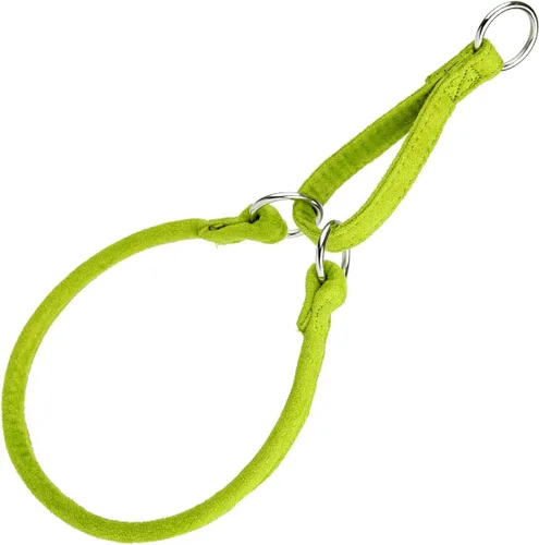 Vista 9 de Comfort - Collar martingala redondo de microfibra para perros (ancho 1/2 pulgadas de largo, 24 pulgadas), color negro