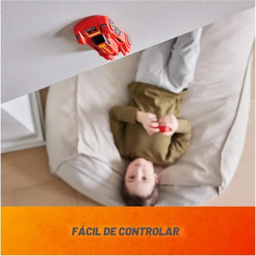 Vista 5 de Air Hogs Zero Gravity Sprint - Auto de carreras para pared, a control remoto, recargable por USB-C, para interiores, más de 4 pulgadas, juguetes