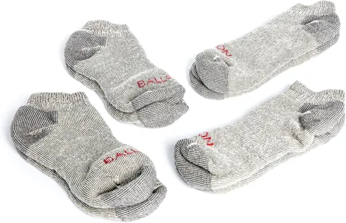 Vista 2 de Ballston - Calcetines ligeros para senderismo (81% lana merina, para todas las estaciones, 4 pares para hombres y mujeres)