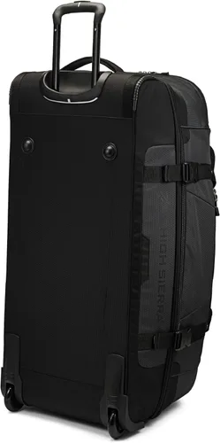 Vista 9 de High Sierra Fairlead - Bolsa de viaje portátil de poliéster de 34 pulgadas con ruedas y mango telescópico empotrado, color grisazul, Mercury Negro