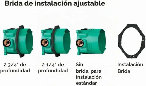 Vista 2 de Hansgrohe Rough, iBox Universal Plus con paradas de servicio, ¾", 01850181