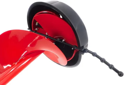 Vista 4 de Rice Hydro - Broca de taladro de hielo de 8 pulgadas Broca de taladro de pesca en hielo con cuchillas de acero inoxidable intercambiables