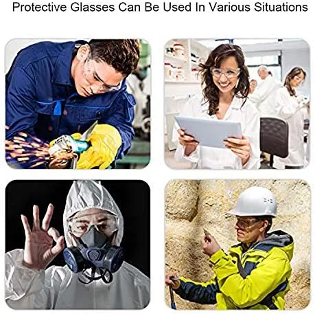 Vista 7 de Gafas de protección a prueba de niebla gafas transparentes de protección de lentes transparentes