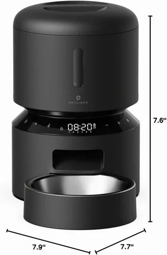 Vista 8 de PETLIBRO Comedero automático para gatos – Dispensador programable de alimentos para mascotas de 3 litros con almacenamiento hermético, control