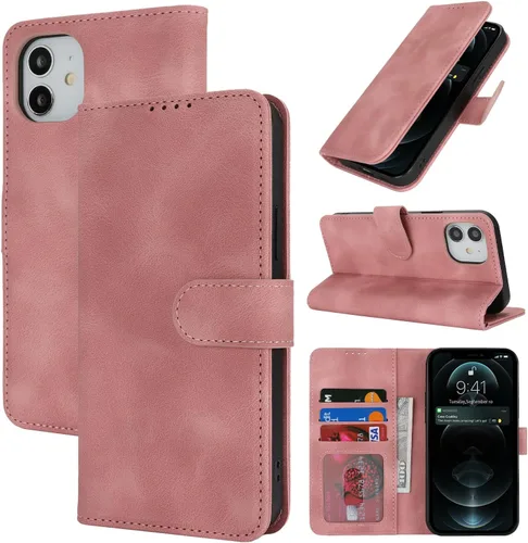 Vista 80 de Funda tipo cartera para iPhone 8 Plus iPhone 7 Plus con tarjetero para iPhone 8 Plus, funda tipo cartera para mujeres y hombres, de piel sintética