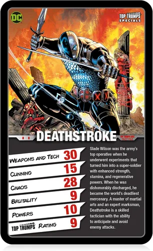 Vista 5 de Top Trumps Juego de cartas DC Super Villains - Juegos familiares para niños y adultos - Juegos de aprendizaje - Juegos de cartas para niños para 2