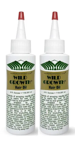 Vista 4 de Aceite para el Crecimiento del Cabello Wild Growth 4 oz