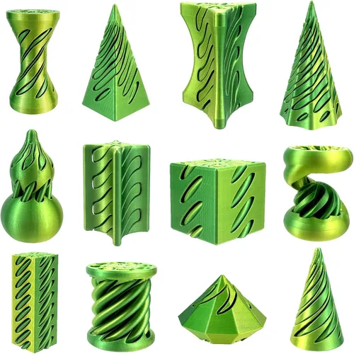 Vista 22 de Escultura Imposible Pirámide Pase 3D Impresa, Juguete para Ansiedad de Cono, Imposible Cilindro Alivio de Ansiedad, Imposible Pase Mágico