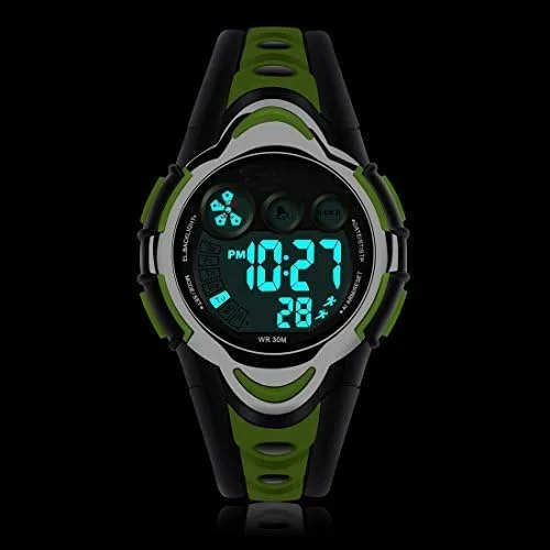 Vista 2 de Relojes deportivos digitales impermeables para niños de 5 a 12 años