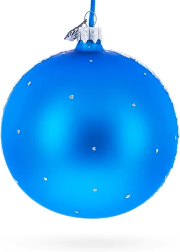 Vista 3 de Amapolas Salvajes Pintura Bola de Vidrio Adorno de Navidad 4 Pulgadas