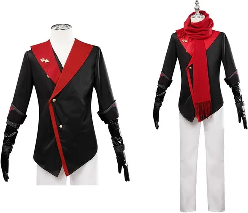 Vista 5 de Weixu Cosplay Costume for Men Cloak Outfit Halloween Carnival Suit