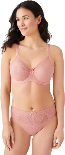 Vista 19 de Wacoal Brasier con aros retro chic para mujer, 855186 Albaricoque (Apricot Blush)