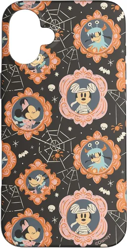 Vista 22 de iPhone 16 Disney Mickey Mouse & Pals Spooky Cute Halloween Frames Case