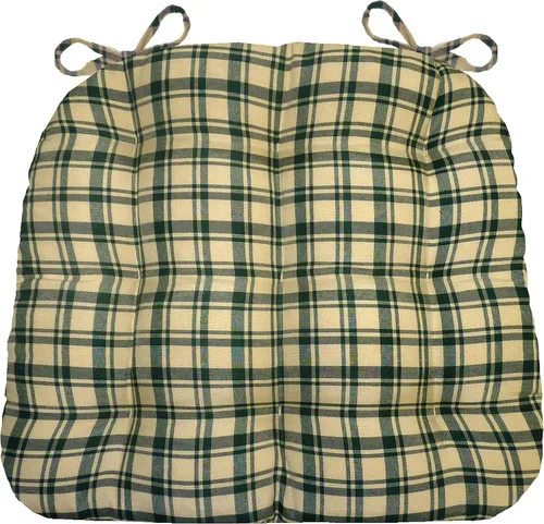 Vista 21 de Barnett Home Decor Almohadillas para silla de comedor con lazos - Bethanne Azul Floral Tamaño Mediano 16.5 x 18 - Cojines para silla Windsor