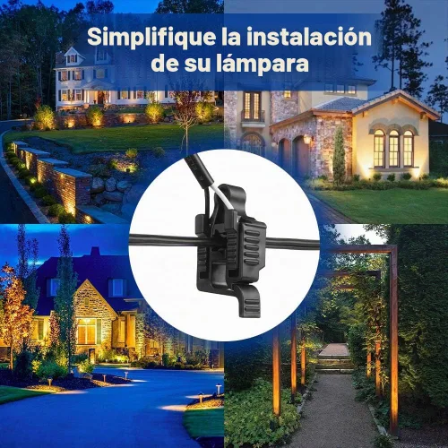Vista 6 de Conectores de cable de bajo voltaje para iluminación de paisajes, paquete