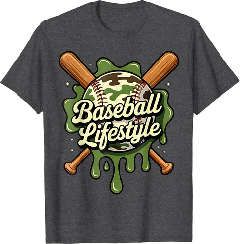 Vista 30 de Baseball Life Style 101 Apparel Youth Drip Baseball Boys Kid Camiseta