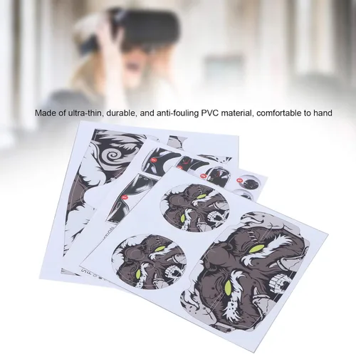 Vista 3 de Eboxer VR Glasses Skin Sticker for Oculus Quest 2 VR Headsets and Controller Sticker for Oculus Quest 2 Protective Decal Virtual Reality Protective