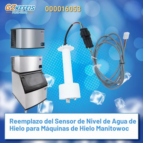 Vista 5 de 000016053 Kit de sonda de sensor de nivel de agua helada, compatible con máquinas de hielo Manitowoc I0600, I1400, ID0522A, ID0452A, ID0322A - Arnés