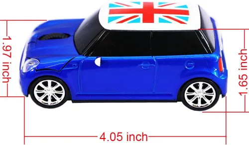 Vista 3 de Jinfili Cool Style Car Ratón inalámbrico ergonómico USB Gaming Ratones para computadora portátil de escritorio PC Notebook