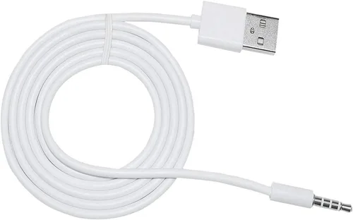Vista 5 de Cable de sincronización de datos de carga USB de 0.138 in de repuesto para auriculares Beats Studio, iPod Shuffle 3ª/4ª/5ª/6ª/7ª