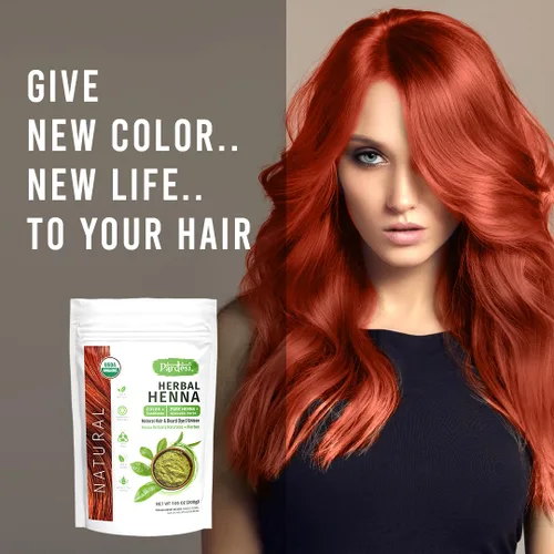 Vista 6 de Pardesi Henna orgánica natural 7.05 oz - Tratamiento natural para el cabello y acondicionador Halal, sin OMG, vegano Sin químicos