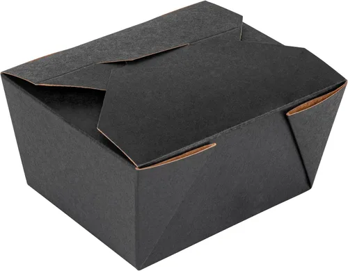 Vista 13 de Restaurantware Contenedor desechable para llevar, 30 oz / #1, negro