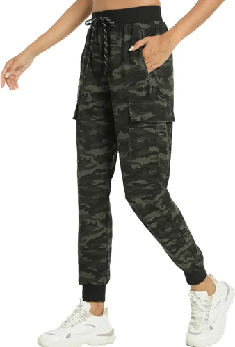 Vista 143 de Kcutteyg - Pantalones deportivos con bolsillos para mujer, diseño suave, ligero y de secado rápido, para entrenamiento, gimnasia, yoga y correr