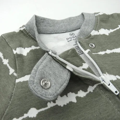 Vista 3 de HonestBaby Baby Organic Cotton Footed Sleep Play Pajamas