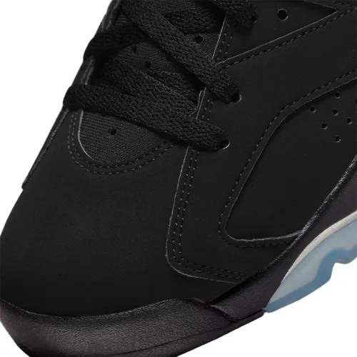 Vista 9 de Jordan 6 Retro Black Chrome BlackMetallic Silver-Black (DX2836 001) para hombre, Azul hielonegro-vela-blanco