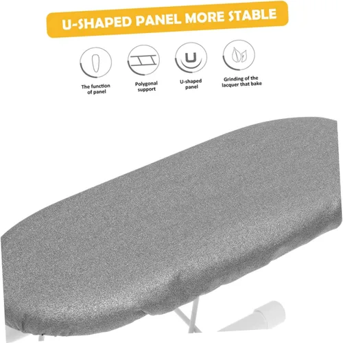 Vista 7 de Cómoda tabla de planchar, mini estante de planchado, taburete plegable para el hogar, fácil de limpiar