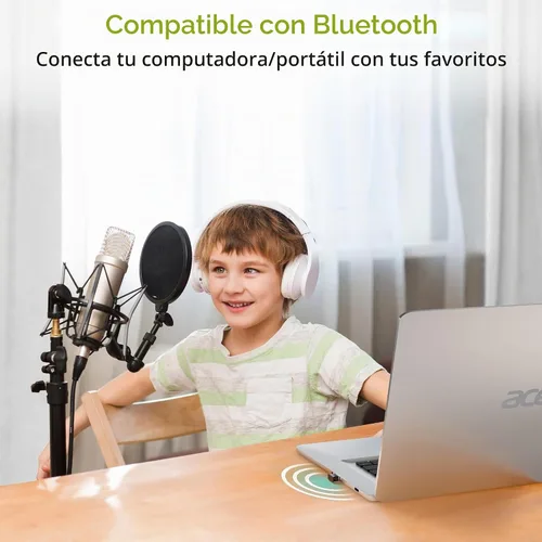 Vista 6 de Adaptador USB Bluetooth Kinivo para PC BTD400 (dongle receptor Bluetooth 4.0, baja energía) - Compatible con Windows 11/10/8.1/8, Raspberry Pi